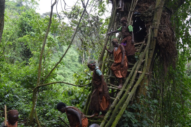 Batwa Pygmäen in Buhoma
